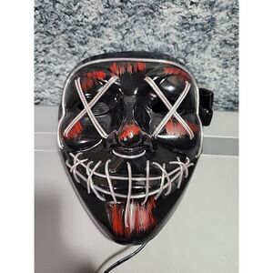 LED‎ Luminous Mask Halloween Horror Mask Masquerade Dress Up Props Horror Mask